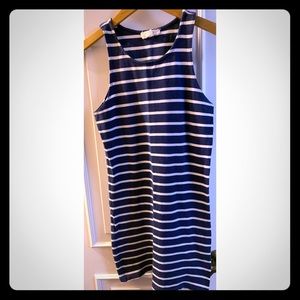 Navy and white striped dress 🧿